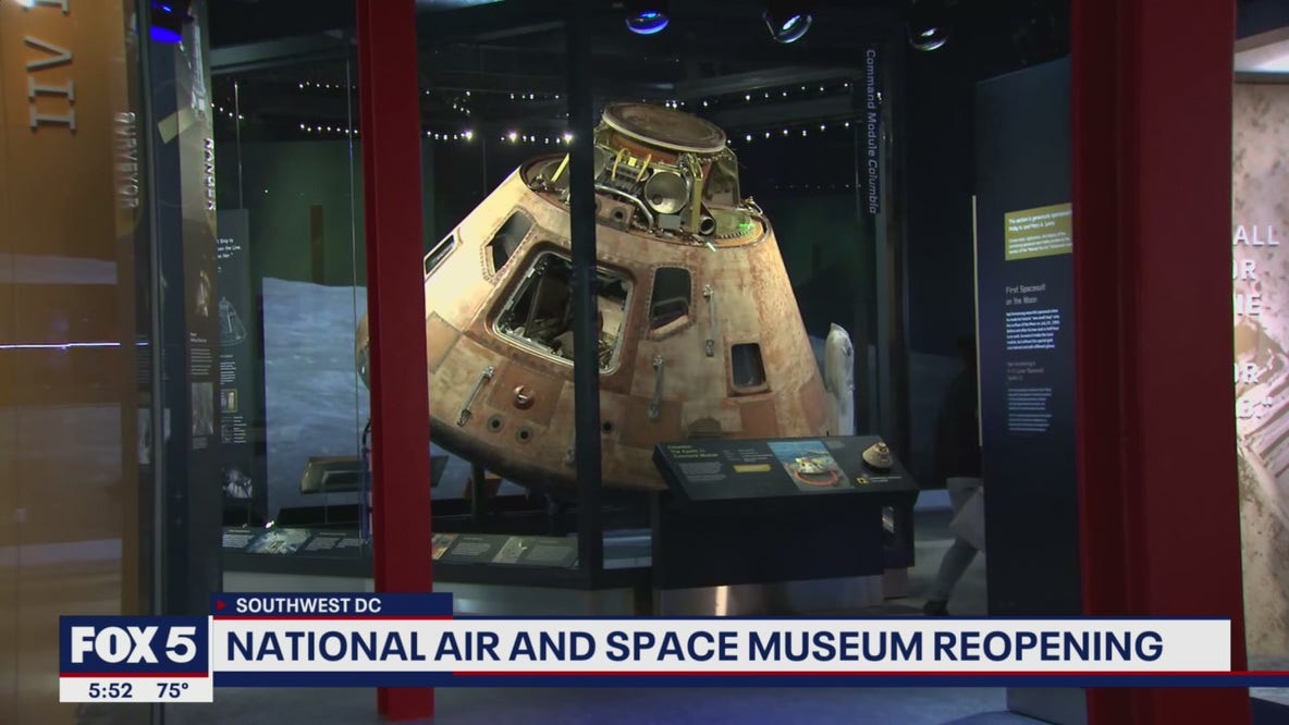 Taking a sneak peek at National Air and Space Museum renovations